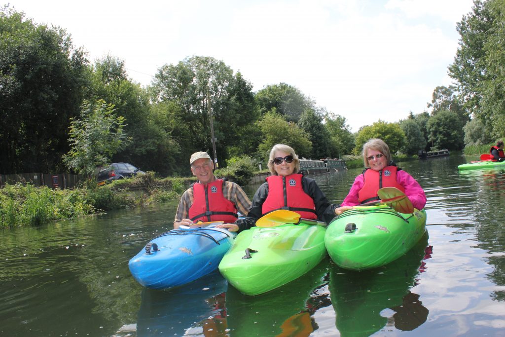 Kayak hire on the River Stort