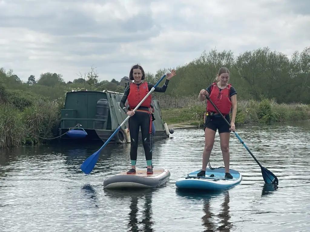 paddleboarding on the River Stort with Whoosh Explore